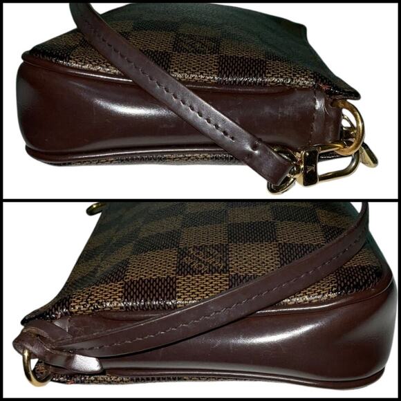 Louis Vuitton Vintage Damier Ebene Navona Pochette Accessories Bag W/Bag & Box - Picture 10 of 15